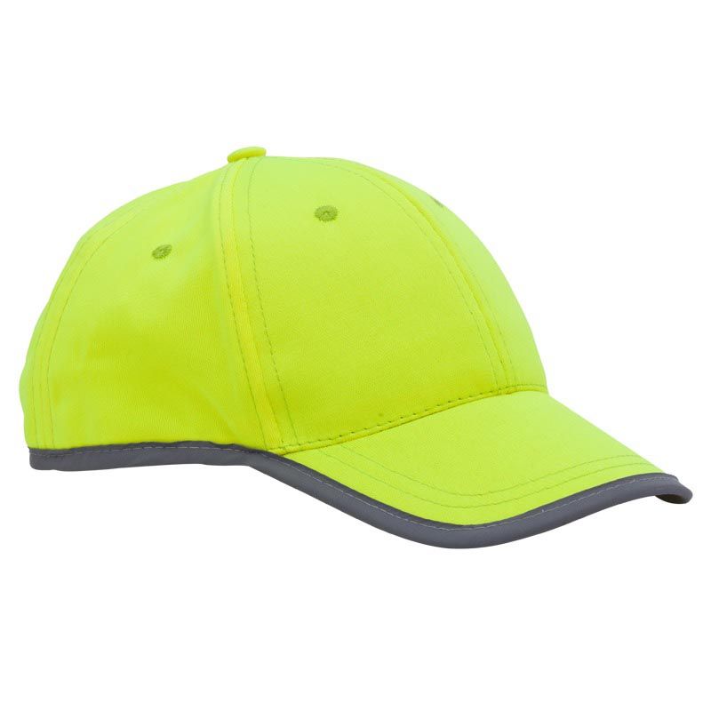fotografia Odblaskowa czapka dziecięca Sportif, żółty