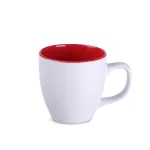 Kubek Americano Small Pure biało/czerwony