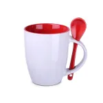 Kubek Easy II biało/czerwony