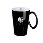 Kubek Elephant czarno/biały