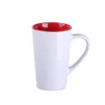 Kubek Fresh biało/czerwony