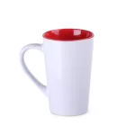 Kubek Fresh biało/czerwony