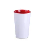 Kubek Fresh biało/czerwony