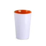 Kubek Fresh biało/pomarańczowy