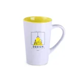 Kubek Fresh biało/żółty