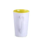 Kubek Fresh biało/żółty
