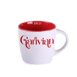 Kubek Handy Pure biało/czerwony