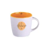 Kubek Handy Pure biało/żółty