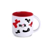 Modern Pure biało/czerwony