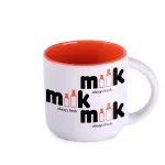 Modern Pure biało/pomarańczowy