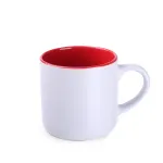 Kubek Diego Pure biało/czerwony