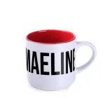 Kubek Diego Pure biało/czerwony