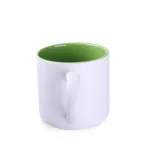 Kubek Diego Pure biało/jasnozielony