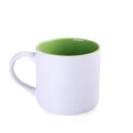 Kubek Diego Pure biało/jasnozielony