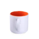 Kubek Diego Pure biało/pomarańczowy