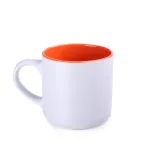 Kubek Diego Pure biało/pomarańczowy