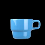 Kubek Astrid jasnoniebieski/biały