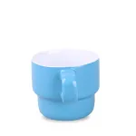 Kubek Astrid jasnoniebieski/biały