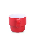 Kubek Astrid czerwony/biały