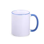 Kubek Tomek Art Halo biały/niebieski