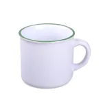 Kubek Loft Art biały/zielony