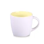 Kubek Handy Pure biało/sunny yellow