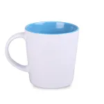 Kubek Berg Duo biały/jasnoniebieski