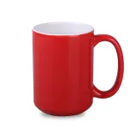 Kubek Nevada czerwony/biały