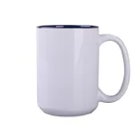 Kubek Nevada Duo biały/granatowy