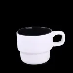 Kubek Astrid Duo biały/czarny