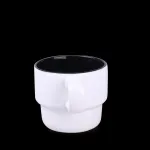 Kubek Astrid Duo biały/czarny