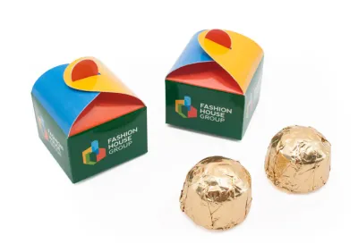 fotografia Czekoladki w pudeł. z uchem