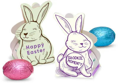 fotografia Czekoladka w pudełku Zajączek 