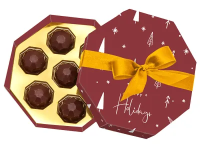 fotografia Bombonierka Czekoladowe Diamenty Mini 