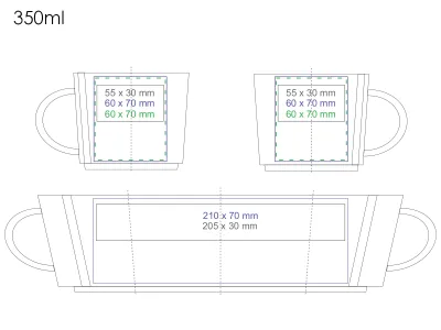fotografia Lucas 350 ml biały