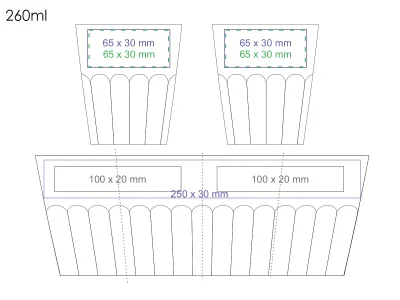 fotografia Noble 260 ml biały