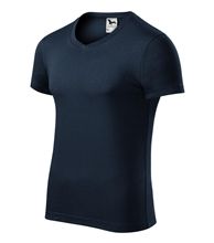 146 Slim Fit V-neck koszulka męska