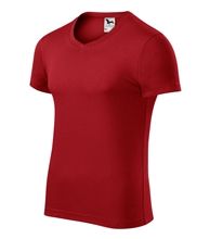 146 Slim Fit V-neck koszulka męska