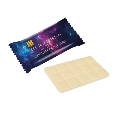 fotografia MINI CZEKOLADKA CZEKOLADOWA KARTA 20 G - FLOW PACK
