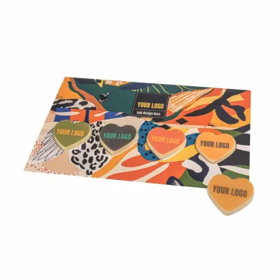 fotografia ZESTAW CZEKOLADEK WYSYŁKOWYCH Z NADRUKIEM SERCE