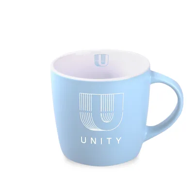 fotografia Kubek Handy Velvet baby blue/biały