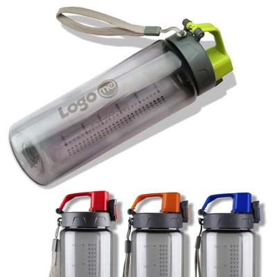 fotografia Bidon Feelsogood 600 ml, czerwony/szary