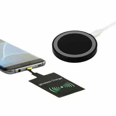 fotografia Zestaw ładowarka indukcyjna z adapterem, czarny