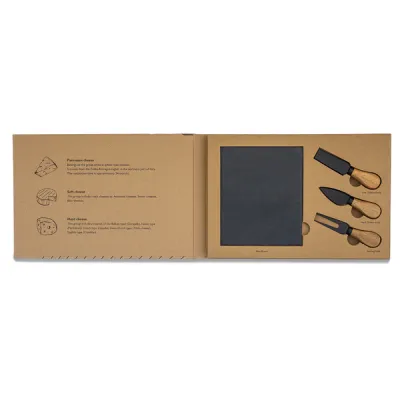 fotografia Zestaw do serwowania serów Queso, beżowy