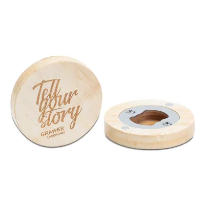 fotografia Otwieracz do butelek z magnesem, brązowy