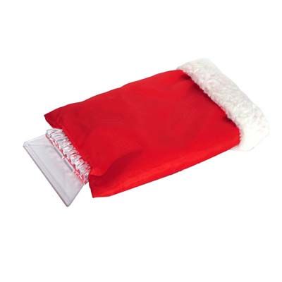 fotografia Skrobaczka do szyb z rękawicą, czerwony