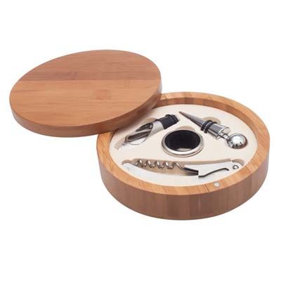 fotografia Zestaw do wina Chartes, brązowy