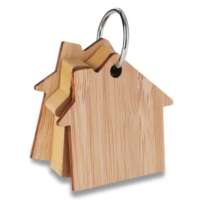 fotografia Bambusowy brelok z karteczkami memo Homeland, beżowy