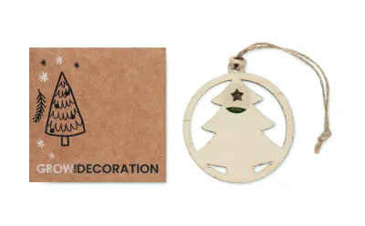 fotografia Zawieszka z nasionami świerka