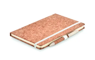 fotografia Notatnik korkowy A5 i długopis